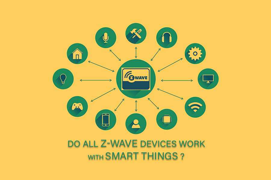 Z-wave devices work with SmartThings
