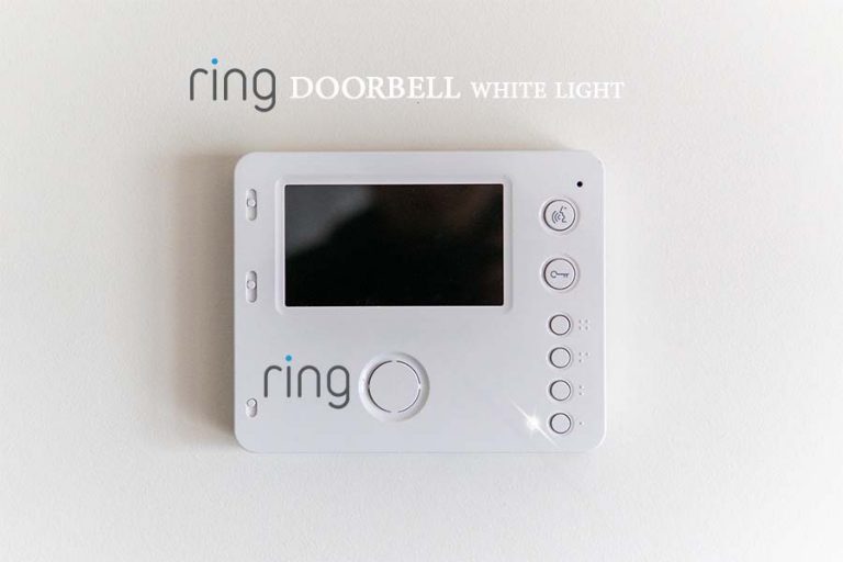 What Does Ring Doorbell White Light Mean? How to Fix It?