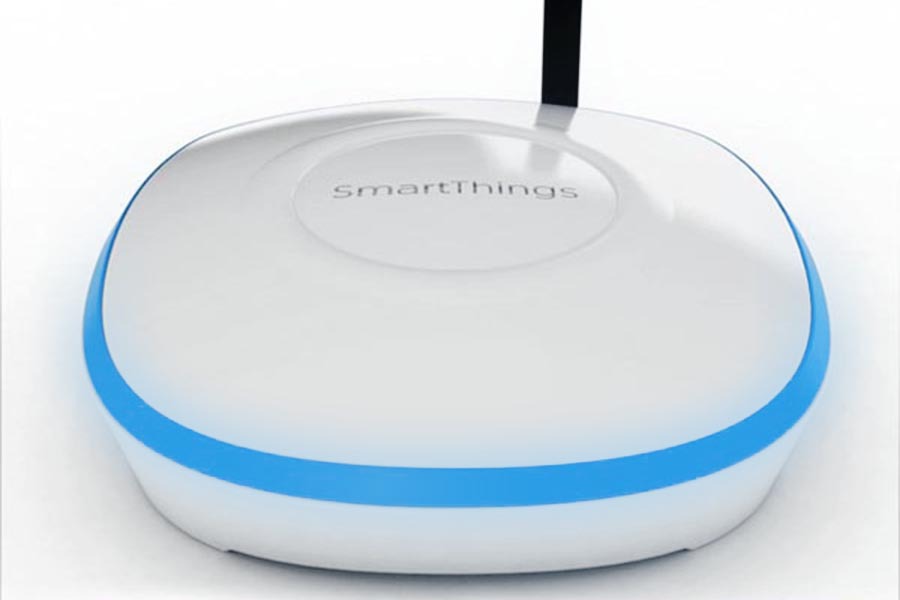 smartthings hub solid blue light