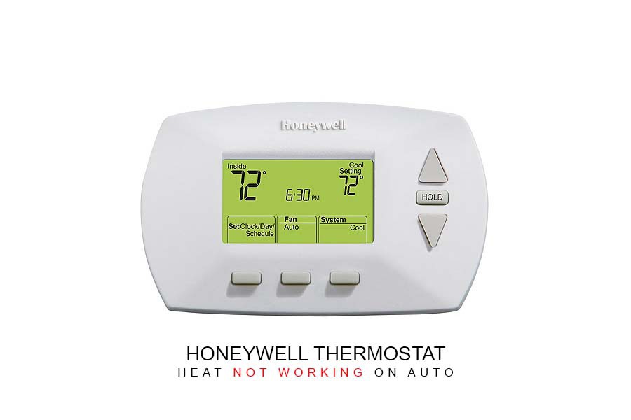 honeywell thermostat heat not working on auto